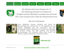 Tablet Screenshot of hsv.nieheim-sommersell.de