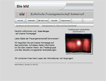 Tablet Screenshot of kfd.nieheim-sommersell.de